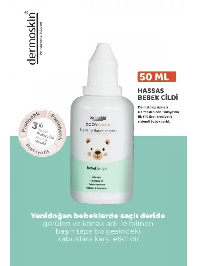 Dermoskin Babycare Saç Derisi Bakım Losyonu 50 ml - 2