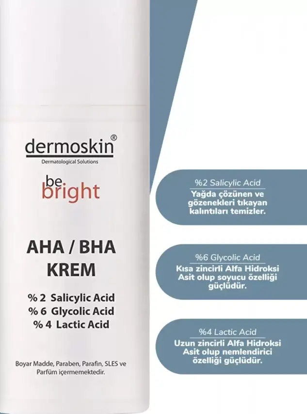 Dermoskin Be Bright AHA/BHA Krem 33 Ml - 2