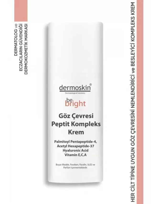 Dermoskin Be Bright Göz Çevresi Peptit Kompleks Krem 15 ml - 2