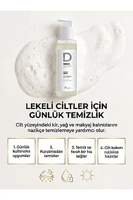 Dermoskin Be Bright Lekeli Ciltler için Yüz Yıkama Jeli 200 ml - 2