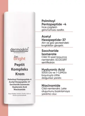 Dermoskin Be Bright Peptit Kompleks Krem 33ml - 2