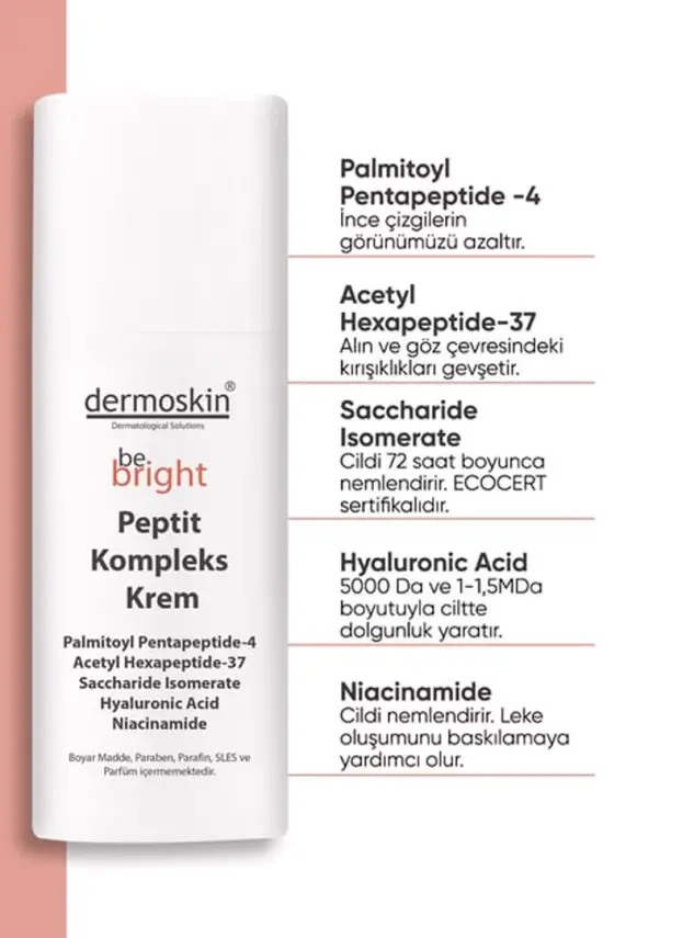 Dermoskin Be Bright Peptit Kompleks Krem 33ml - 2
