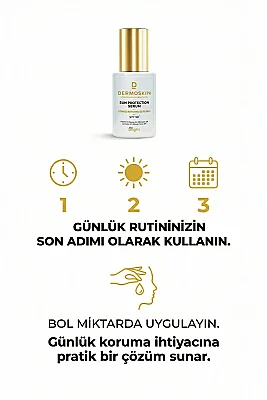 Dermoskin Be Bright SPF50+ Güneş Koruma Serumu 30 ml - 5