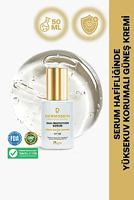 Dermoskin Be Bright SPF50+ Güneş Koruma Serumu 30 ml - Dermoskin
