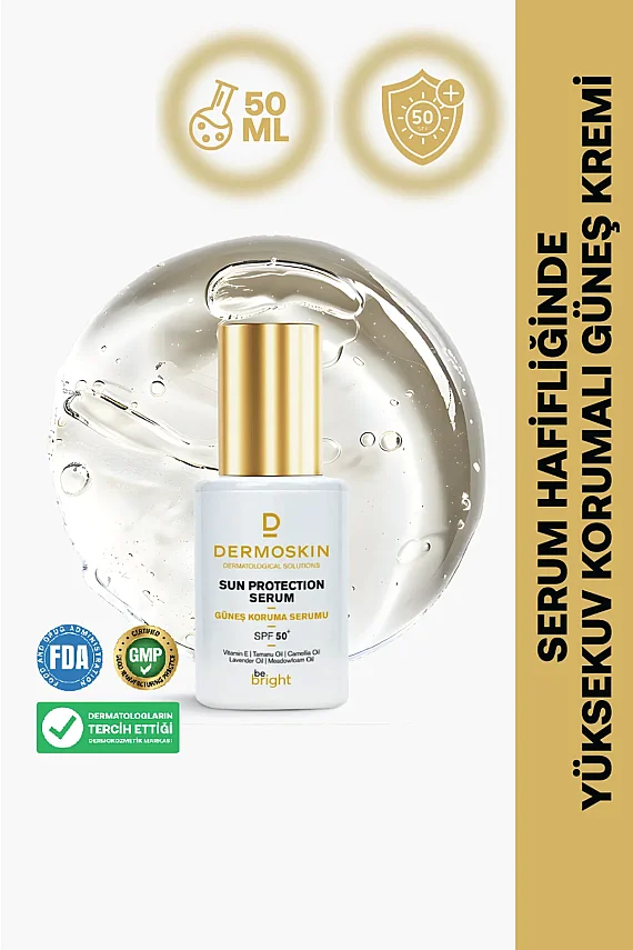 Dermoskin Be Bright SPF50+ Güneş Koruma Serumu 30 ml - 1