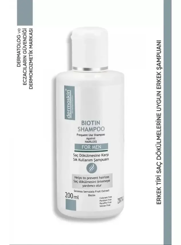 Dermoskin Biotin Şampuan Erkek 200 ml - 1