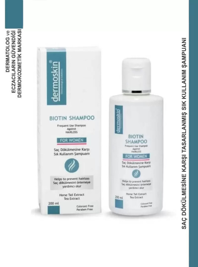 Dermoskin Biotin Şampuan Kadın 200 ml - Dermoskin