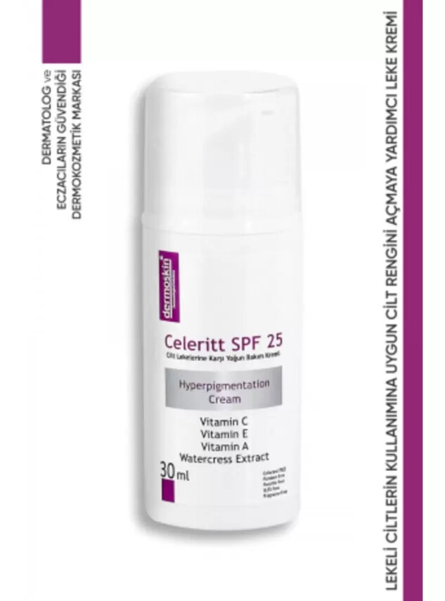 Dermoskin Celeritt SPF 25 Cream 30 ml Bakım Kremi - Dermoskin