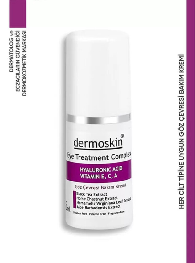 Dermoskin Eye Treatment Complex 15 ml Göz Çevresi Bakım Kremi - Dermoskin