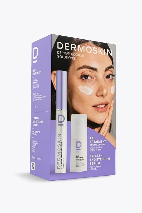 Dermoskin Kaş ve Kirpik Serumu + Göz Çevresi Bakım Kremi - 2