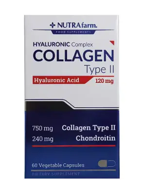 Dermoskin NutraFarm Collagen Hyaluronic Acid Tip2 120mg 60 Kapsül - Dermoskin