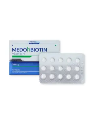 Dermoskin Nutrafarm MedobioHtin 5 Mg 60 Tablet - Dermoskin