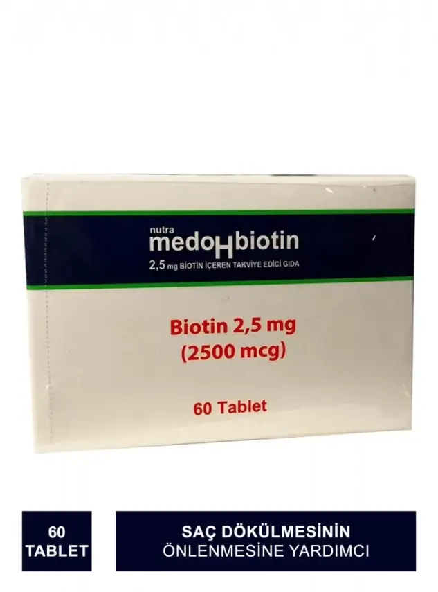 Dermoskin NutraFarm MedoHbiotin 2,5mg 60 Tablet - 2