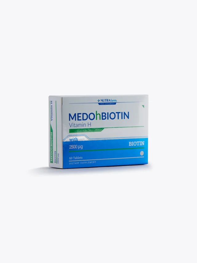 Dermoskin NutraFarm MedoHbiotin 2,5mg 60 Tablet - 1