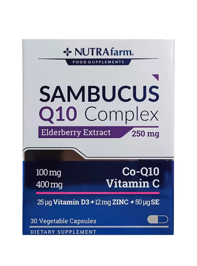 Dermoskin Nutrafarm Sambucus Q10 Complex 30 Kapsül - Dermoskin