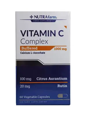 Dermoskin NutraFarm Vitamin C Complex 1000 mg 60 Kapsül - Dermoskin