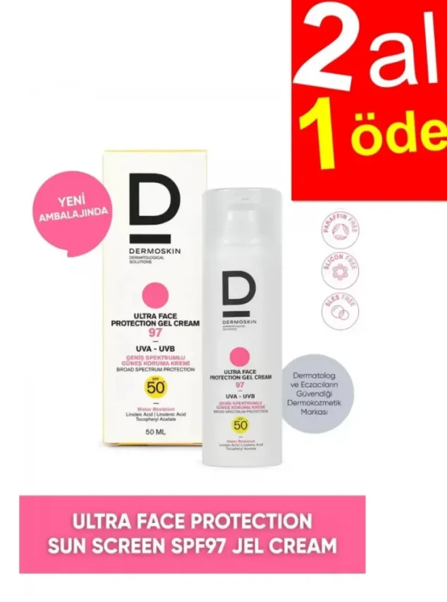 Dermoskin SPF 50+ Ultra Face Protection Gel Cream 97 - 50 ml - 2AL1ÖDE - 1