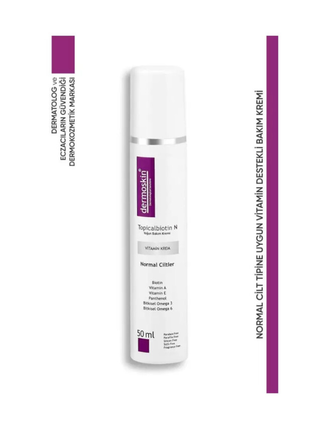 Dermoskin Topicalbiotin T Yoğun Nemlendirici Bakım Kremi 50 ml - Dermoskin