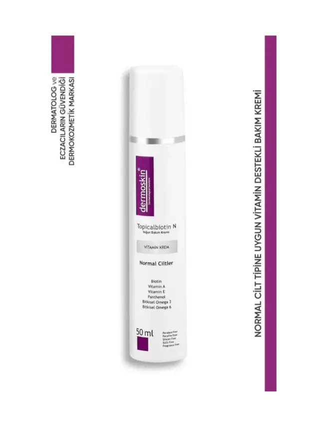 Dermoskin Topicalbiotin T Yoğun Nemlendirici Bakım Kremi 50 ml - 1