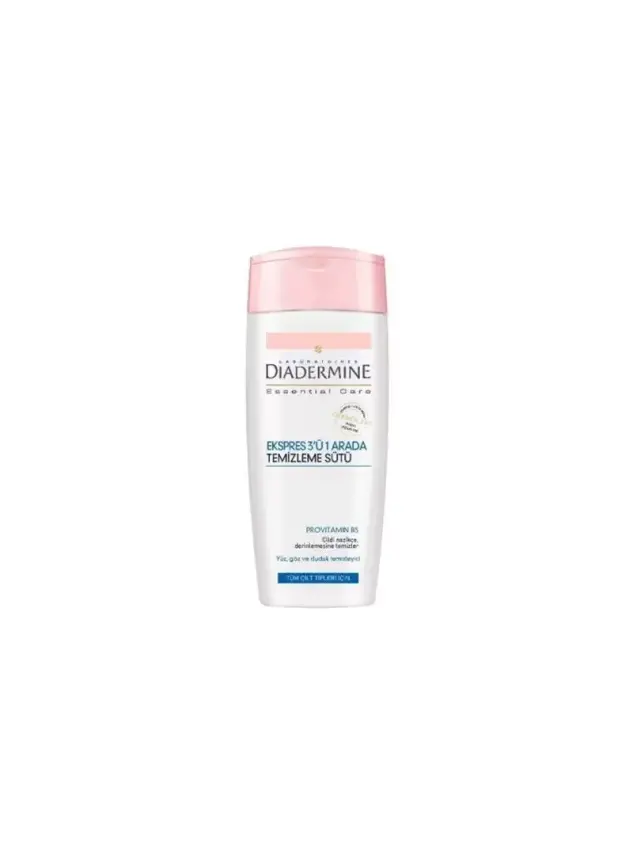 Diadermine Ekspres 3 'ü 1 Arada Temizleme Sütü 200ml - 1