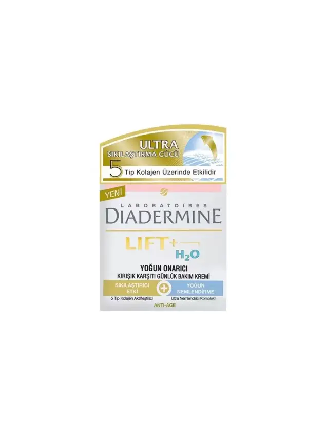 Diadermine Lift+ H2O Yoğun Onarıcı Kırışıklık Karşıtı Bakım Kremi 50 ml - 1