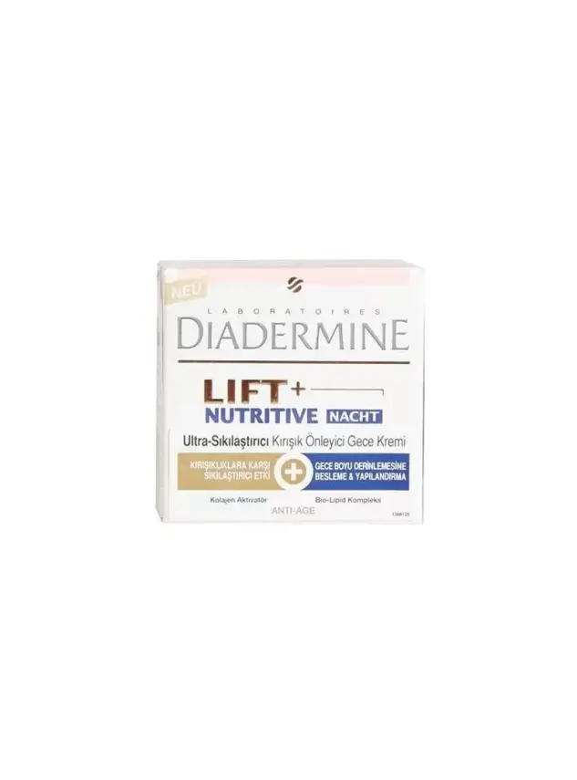 Diadermine Lift + Ultra-Sıkılaştırıcı Kırışık Öncesi Gece Kremi 50ml - 1