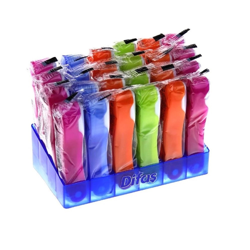 Difaş Katlanır Diş Fırçası Seyahat Tipi - 24lü Stant - 1