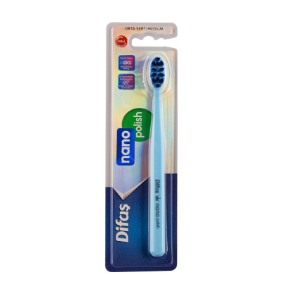 Difaş Nano Polish Orta Sert (Medium) Diş Fırçası - Difaş
