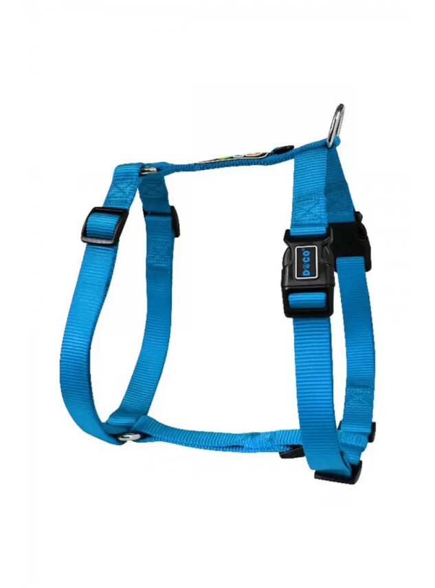 Doco Logolu Koşum Kayışı Puppy Mavi - Doco