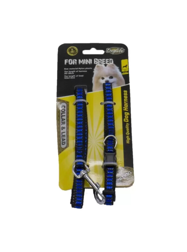 Dog Life 20-30 Cm Boyun Tasması Ve Gezdirme Tasma - Dog Life