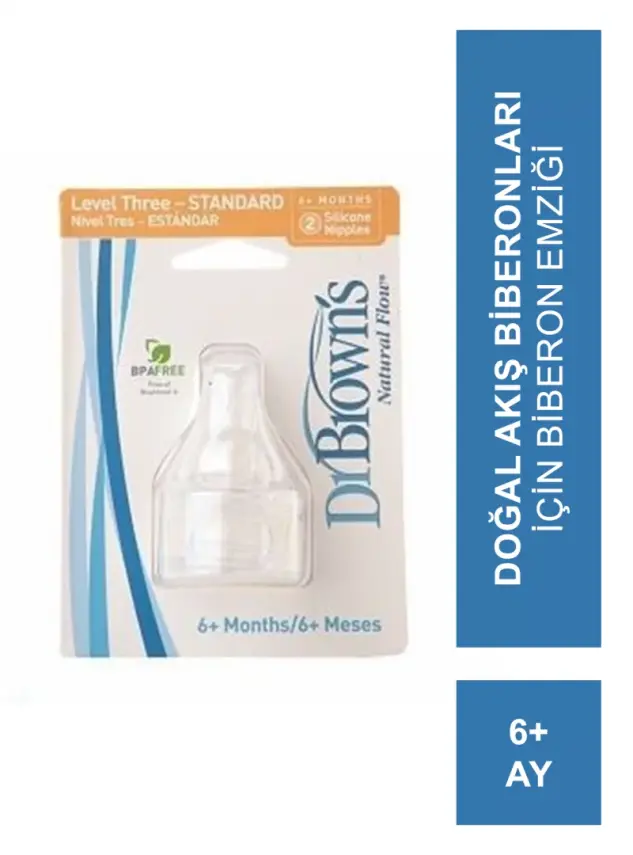 Dr Browns %0 BPA Biberon Emziği Standart 3.Aşama - 1