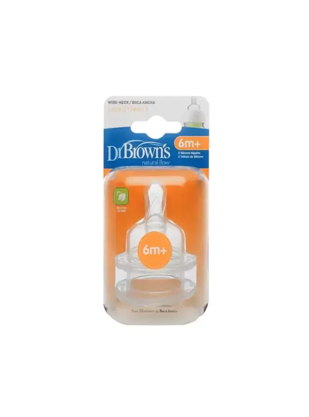 Dr Browns 2 li Geniş Ağız No3 Biberon Emziği Yedek Hızlı Akış - 2