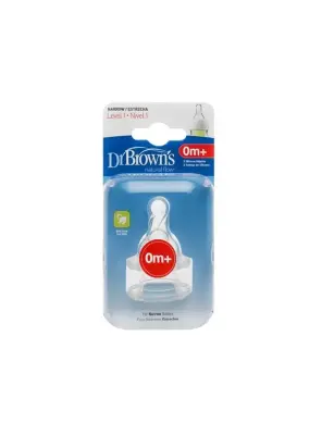 Dr Browns Biberon Emziği Dar Ağız 1. Aşama 302 -2 Adet- - 2