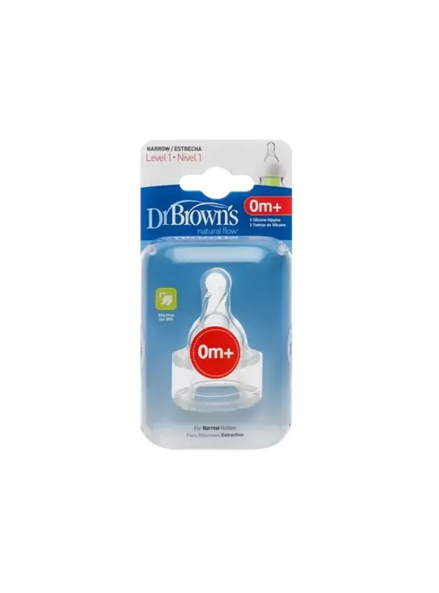 Dr Browns Biberon Emziği Dar Ağız 1. Aşama 302 -2 Adet- - 2