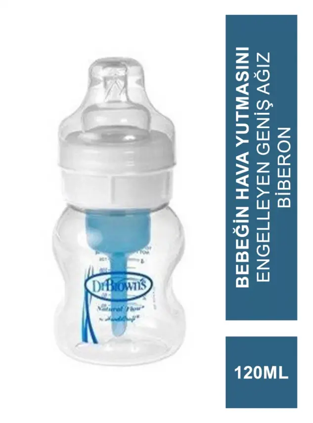 Dr Browns Geniş Ağızlı PP Biberon 120ml - 1