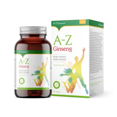 Dr. Thomson A-Z Ginseng Multi-vitamin + Multi-vitamin 30 Tablet - Dr. Thomson