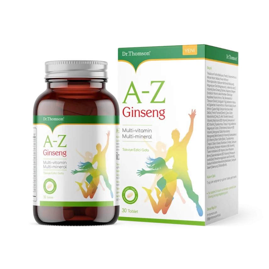 Dr. Thomson A-Z Ginseng Multi-vitamin + Multi-vitamin 30 Tablet - 1