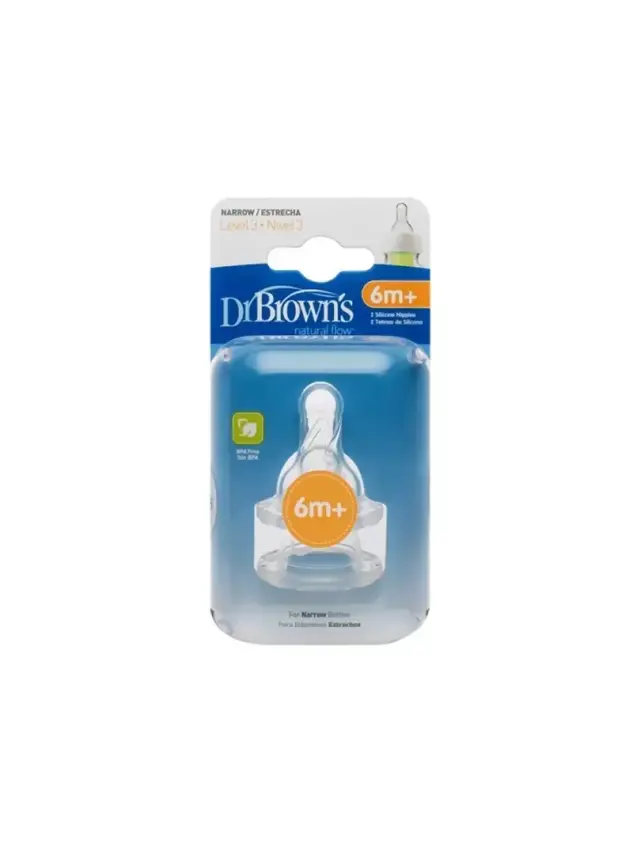 Dr.Browns 3.Aşama Dar Ağız Standart Biberon Emziği 6 Ay+ - 2