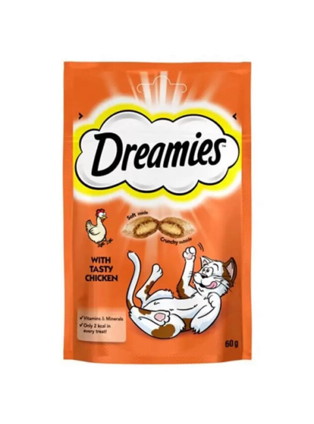Dreamies Tavuklu Kedi Ödül Maması 60 gr - Dreamies