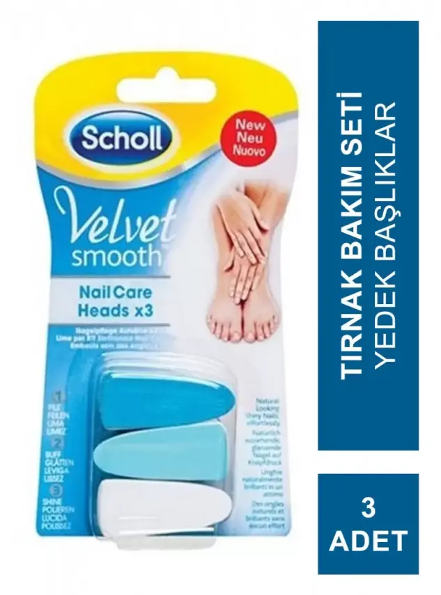 Dr.Scholl Elektronik Tırnak Bakım Seti Yedek Başlıklar - 2