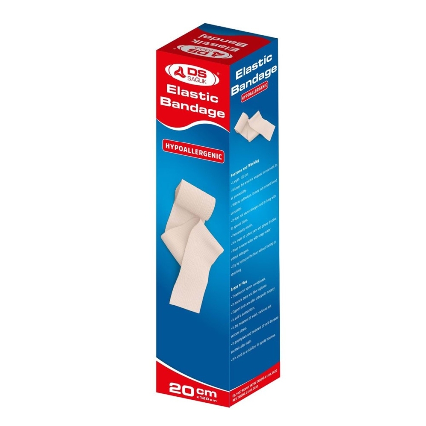 Ds Plus Elastik Bandaj 20x120 cm - 1