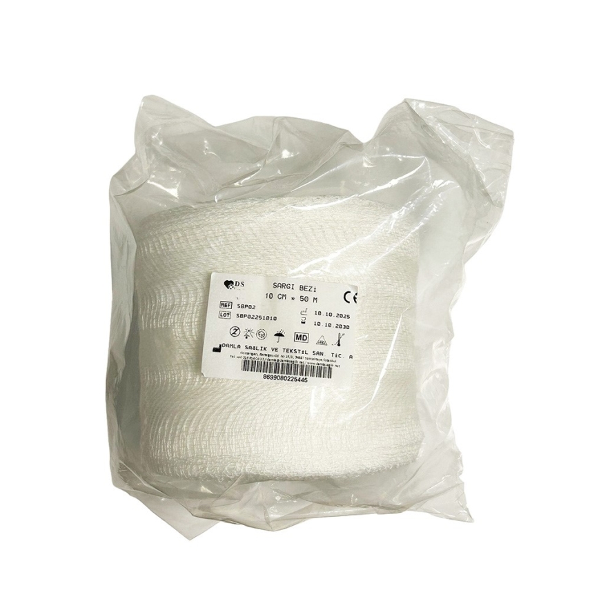 DS Plus Hidrofil Sargı Bezi 10 cm x 50 m - 1