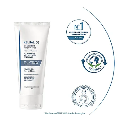 Ducray Kelual DS Gel Pullanma Karşıtı Temizleme Jeli 200 ml - 6