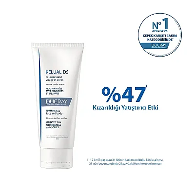 Ducray Kelual DS Gel Pullanma Karşıtı Temizleme Jeli 200 ml - 4