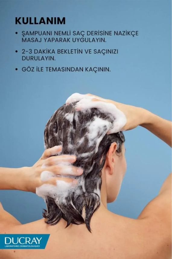 Ducray Kelual Squanorm Kuru Saçlar İçin Kepek Karşıtı Şampuan 400 ml - 3