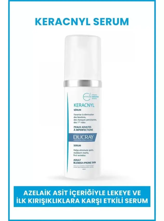 Ducray Keracnyl Akne Kaynaklı Lekeye ve İlk Kırışıklıklara Karşı Etkili Serum 30ml - 1
