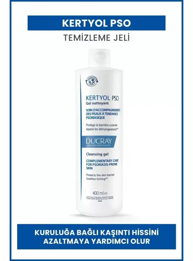 Ducray Kertyol Pso Yoğun Pullanma Karşıtı Temizleme Jeli 400ml - 1
