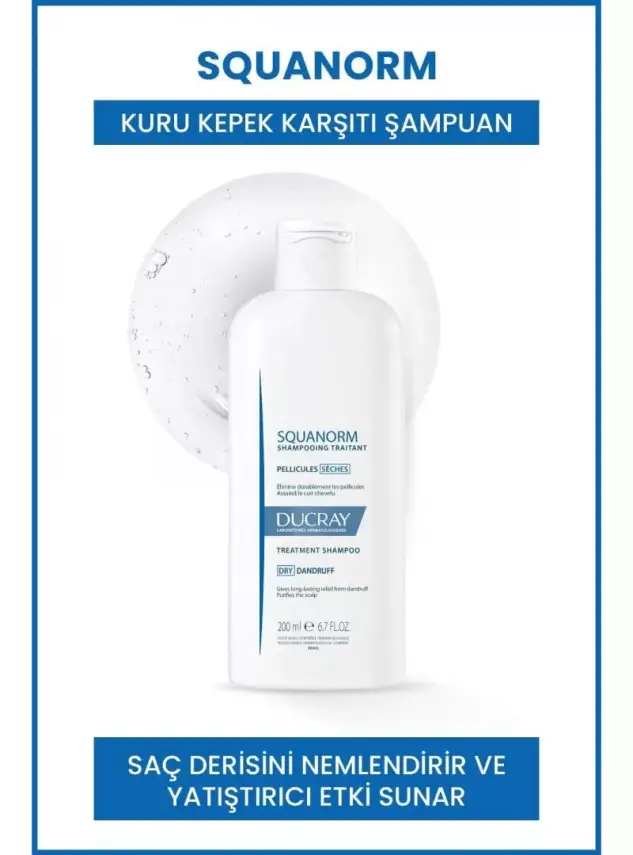 Ducray Squanorm Kuru Kepek Karşıtı Şampuan 200ml - 1