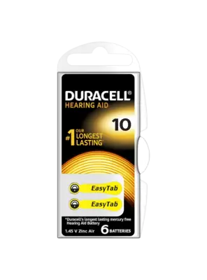 Duracell Activair İşitme Cihazı Pili 6'lı No: 10 - 1