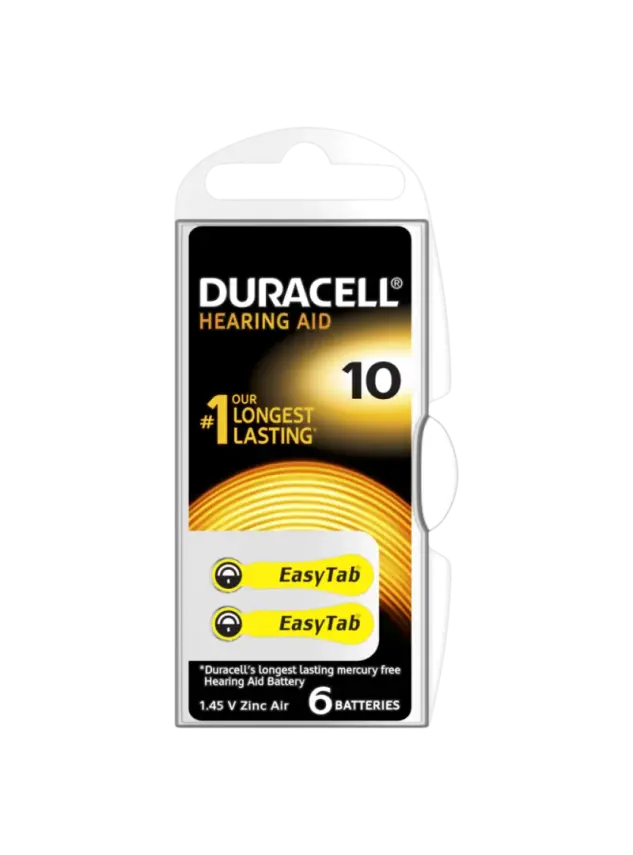 Duracell Activair İşitme Cihazı Pili 6'lı No: 10 - 1